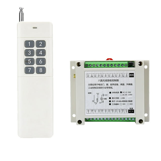 Cateissary Interruptor de Control remoto, rayos infrarrojos inalámbricos, transmisor de cobertura de 360 grados, controlador de ahorro de energía, Controles remotos