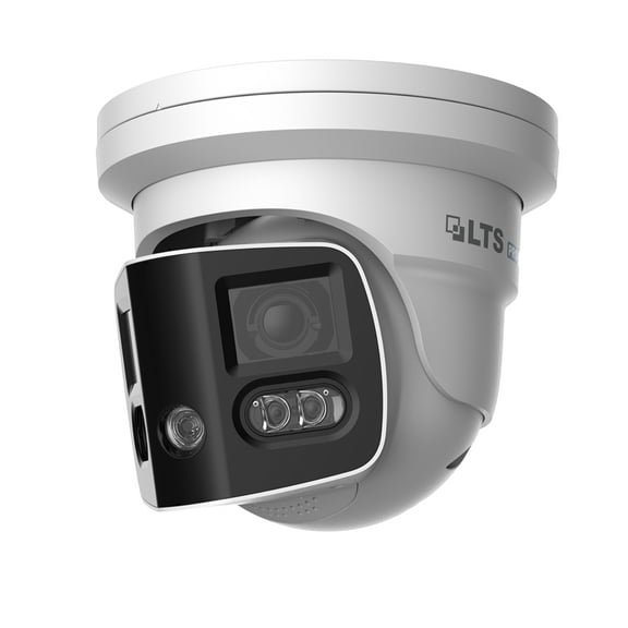 LTS LXIP3C8PWI-SDL PRO-X IP 2x4MP 180 Angle Pano Deterrence 2 Ways Audio Ai NDAA Camera