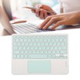 thumbnail image 1 of Ultra Thin Cordless Keyboard, with Touchpad - Low Noise, Fast Typing, Wide Compatibility for Smartphones, Tablets, Laptops, 1 of 7