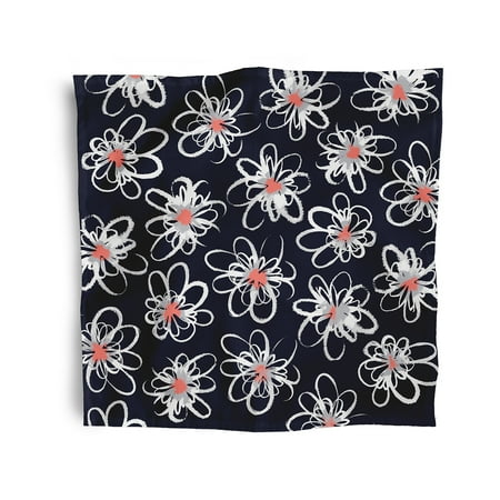 

Simply Daisy 18 x 18 Navy Penelope Floral Napkins Set of 4