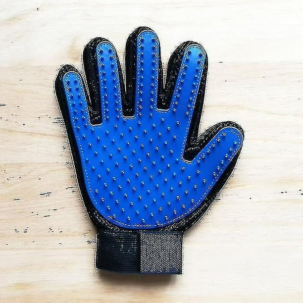 Guante de goma para mascotas, guante de aseo para gatos, cepillo para quitar el pelo del gato, guantes para perros, peine limpio (mano derecha)