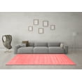 thumbnail image 3 of Ahgly Company Indoor Rectangle Solid Red Modern Area Rugs, 7' x 10', 3 of 4