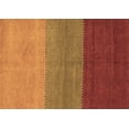 thumbnail image 1 of Ahgly Company Indoor Rectangle Abstract Brown Contemporary Area Rugs, 2' x 5', 1 of 4