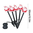 thumbnail image 3 of Solar Christmas Garden Stake Lights, Outdoor Waterproof Solar Santa Claus Stake Christmas Pathway Lights for Garden Decorations Lawn Pathway Patio, 3 of 6