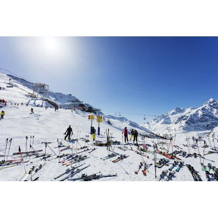 Courmayeur Ski Resort, Aosta Valley, Italian Alps, Italy, Europe Print Wall Art By Christian (Best Ski Resorts In Europe)