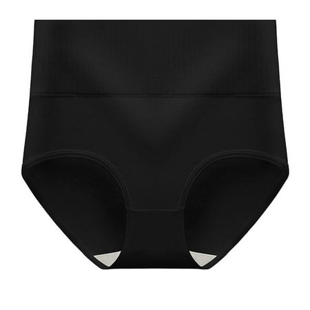 Up to 60% OFF Women s Large Size High Waist Panties Sexy Fashionable Plus Size Women s Underwear Christmas Eve|Cotton Black Sopatenor