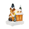 thumbnail image 2 of Abbracc Figurines de Décoration de Collection de Maison de Village de Noël à LED, 2 of 9