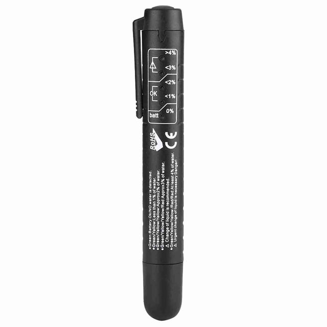 Probador de aceite y líquido de frenos con 5 indicadores LED, herramienta de prueba para DOT3/4/5