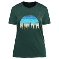 thumbnail image 4 of XCHQRTI Pine Tree Tshirt Graphic Tees Sunset Women Ladies Tee Shirts Nature Short Sleeve, 4 of 8