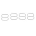 thumbnail image 3 of HOMYL 4x100 Pieces Bra Lingerie Strap Clips Hook Slider Buckles 8mm, 3 of 8