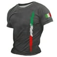 thumbnail image 3 of T-Shirt Graphique Décontracté pour Hommes T-Shirt Polyvalent pour Tous les Jours Design à Col Rond Élégant pour Sorties Sociales Coupe Légère et Confortable, 3 of 3