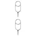 thumbnail image 1 of jinwen 2 PCS Stainless Steel Fly Tying Hackles Pliers,Fly Fishing Tying Material Tools, 1 of 7