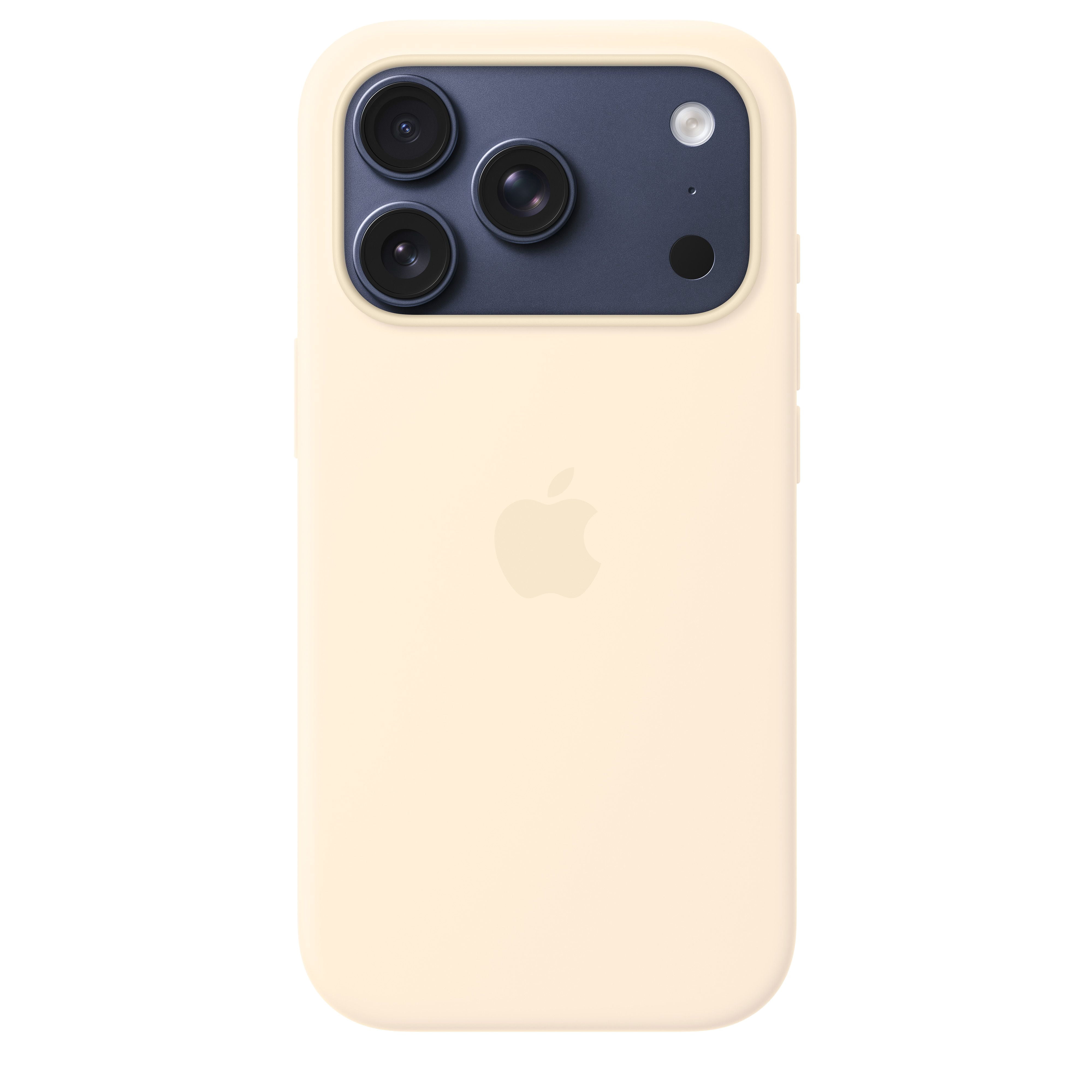 Apple iPhone 17 Pro Silicone Case with MagSafe – Vanilla