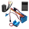 thumbnail image 1 of JUEGO DE TARJETAS DE PROGRAMA DE DISIPADOR DE CALOR ESC SIN ESCOBILLAS, MOTOR 3650, 4300KV, PARA COCHE TELEDIRIGIDO 1/10, 1 of 7