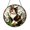 Acrylic 3.5 Inch, variant on Pastel Style Cute Calico Cat Stained Glass Suncatcher Soft Window Hanging Floral Cat Decor