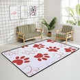 thumbnail image 4 of Crawling Indoor Carpet Play Mat Cat Dog Paw for Living Room Bedroom Educational Nursery Floor Mat Area Rugs 72x48in, 4 of 6