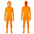 thumbnail image 5 of LYHaoo Kids Boys Halloween Costume Outfits Open Face Bodysuit Dress Up Stretch Jumpsuit for Party Performances(3-4 Years), 5 of 6