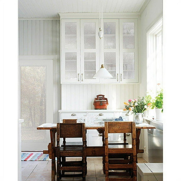 DC Fix 11.80" x 78.74" Sand Sidelight Privacy Window Film