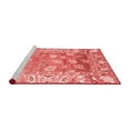 thumbnail image 2 of Ahgly Company Machine Washable Indoor Round Oriental Red Traditional Area Rugs, 5' Round, 2 of 4