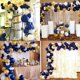 thumbnail image 4 of Muyoka Kit de arco de globo DIY látex azul marino blanco oro globo múltiples propósitos confeti guirnalda arco Kit para decoración de fiesta de cumpleaños de boda Muyoka Hogar, 4 of 7