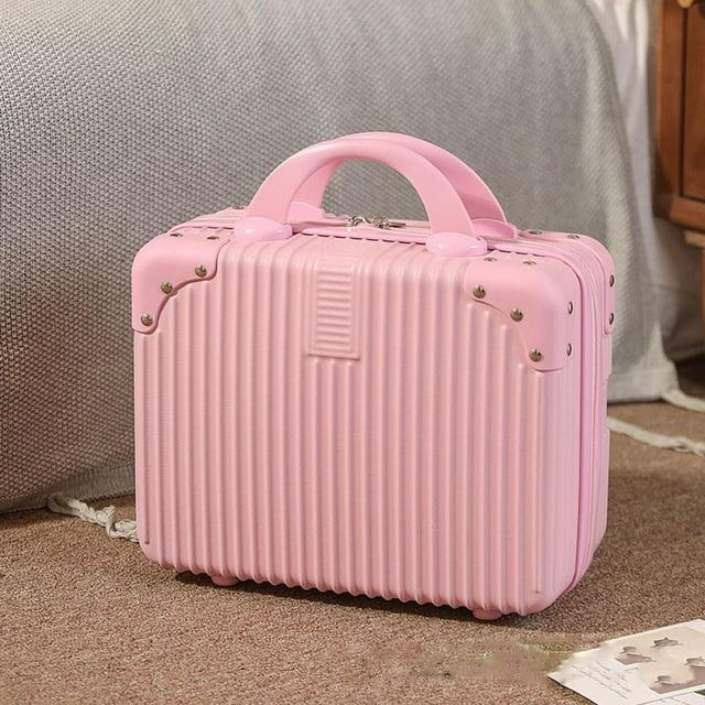 14 inch Mini Travel Suitcase Cosmetic Box Hand Luggage Organizer Makeup Case Small Password Box Boarding Case 6