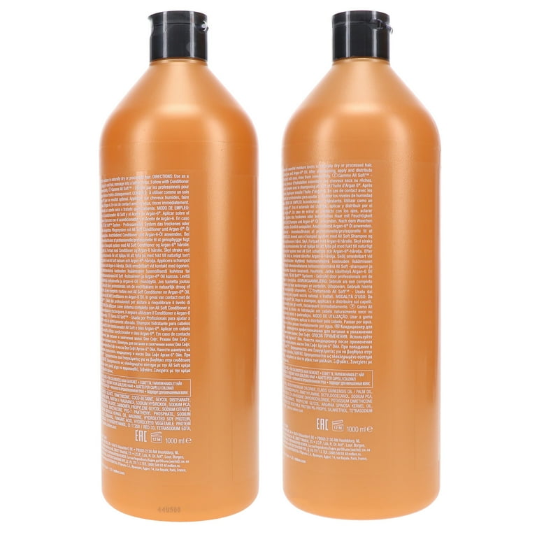 Na.be COLOR SHAMPOO オレンジ Redken All Soft Shampoo & Conditioner Combo Pack, 33.8 oz