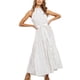 thumbnail image 5 of Maxi Vestido Con Cinturón, Una Línea De Vestido Largo De Tela Suave Sin Mangas Con Cuello Halter Para Mujer Para Fiesta ANGGREK Otros, 5 of 6