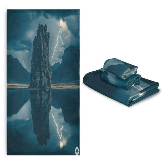 3 Pack Towel Set with Bath Towels, Hand Towels & Washcloths for Everyday Use The Monolith