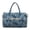 Blue Camo Print, variant on Garronmavis Black Spider Web Print Large Quilted Duffle Bag for Women, Travel Weekender Bag Overnight Carry On Bag with Zipper Pockets for Gym, Dance, Halloween Getaways