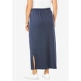 thumbnail image 2 of Woman Within Plus Size Petite Sport Knit Side-Slit Skirt, 2 of 6
