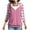 001 Hot Pink, variant on Htigea Womens Plaid Hoodies Drawstring Hooded Sweatshirts Preppy Full Zip Up Long Sleeve Jackets with Pockets Gray S