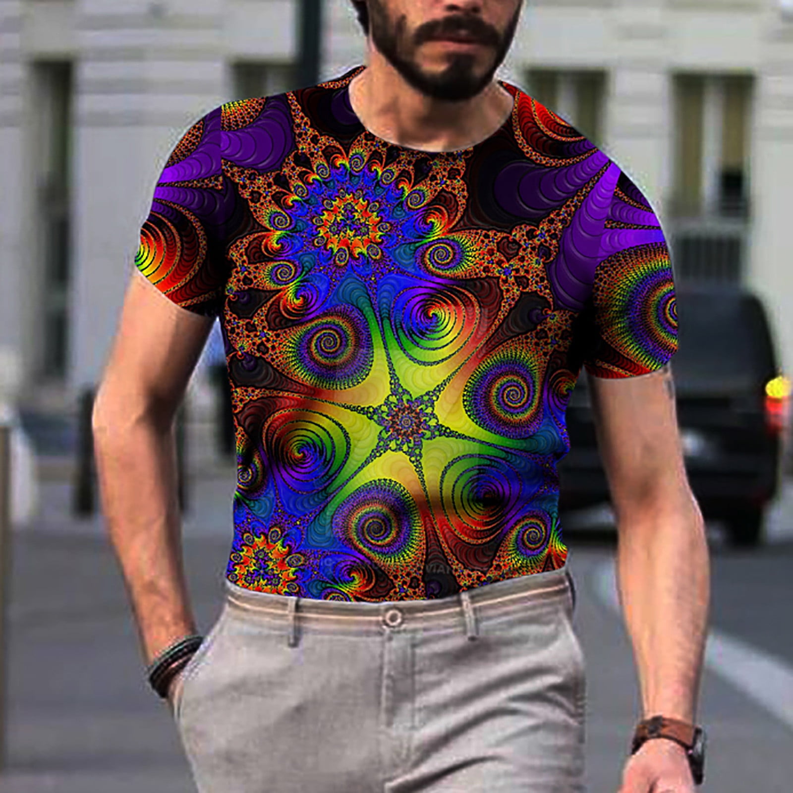 JINMGG Mens Tops Clearance under $5,Men's Unisex Daily T
