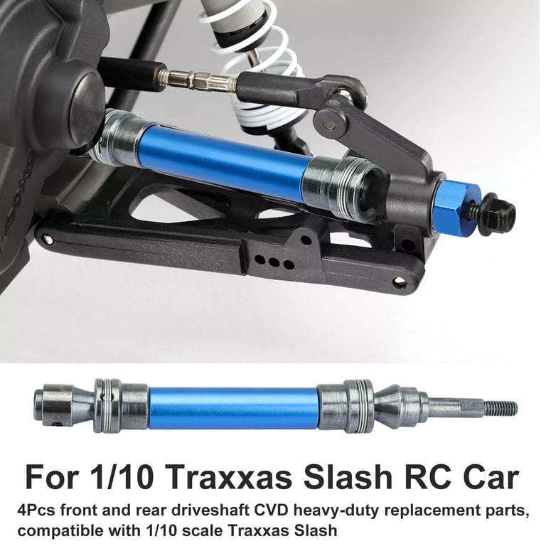 TSV 4pcs Front and Rear CVD Drive Shaft Fit for Traxxas 1/10 MAXX