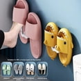 thumbnail image 3 of Estante de secado de zapatos montado en la pared, organizador de zapatillas de baño, Simple, dormitorio, limpio, nuevo, 3 of 4