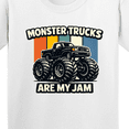 thumbnail image 4 of Inktastic Monster Trucks Are My Jam Youth T-Shirt, 4 of 5