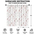 thumbnail image 2 of Blackout Kids Curtains,White Ballerina Swan Pattern Childrens Insulated Curtains Set Of 2,Bedroom Essentials,Toddler Room Decor 42"x84", 2 of 5