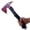 Blood, variant on 14.5 inch Plastic Hatchet Axe Model, Realistic Survival Hatchet Prop for Leon Cosplay, Halloween, Game Collection, Display & Training, Safe Blunt Edge Design (Grey)