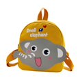 thumbnail image 1 of Kindergarten School Bag, 2 To 4 Years Old Canvas Backpack Elephant Cartoon Cute Backpack School Bag, 1 of 2
