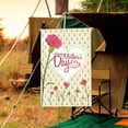thumbnail image 6 of Byujiro Mother's Day Floral Garden Flag Double-Sided Yard Banner Outdoor Porch Decor, Lawn Decor, Party Photo Backdrop, Gift for Mom, Weather-Resistant, Holiday Celebration Essential, 6 of 6