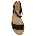 thumbnail image 2 of Soda Shoes Women Basic Gladiator Sandals Ankle Strap Open Toe BIGBOSS-S Black / Tan 7.5, 2 of 2