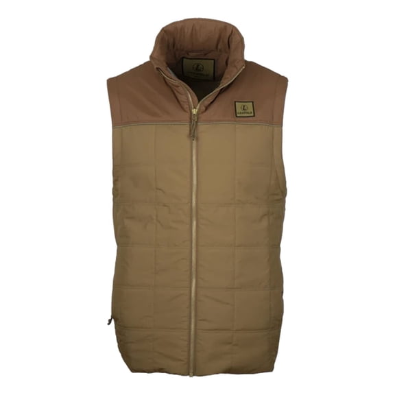 Leupold Santiam Insulated Vest, Shadow Brown/Dark Clay, XL, Water-Resistant, 20D Ripstop, 60 GMS Insulation, Breathable, Zippered Pockets (183063)