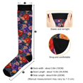 thumbnail image 3 of FORMRS Womens Knee High Socks Casual Long Thick Travel Daily Wear, 1 Pair, Beautiful Floral Pattern, 3 of 6