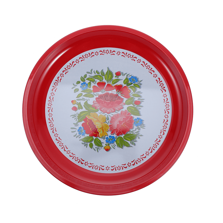 Enamel Plates Plate Enamelware Tray Serving Bowl Chinese Dinner Dish Metal Salad Platter Appetizer Dishes Candy Bowls