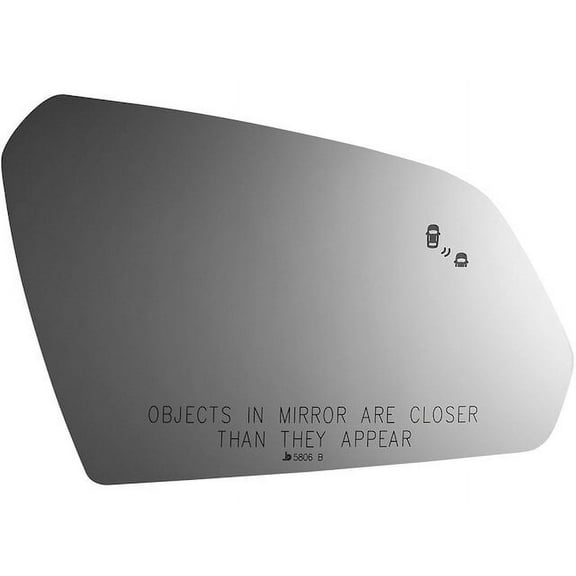 Right Door Mirror Glass - Compatible with 2018 - 2019 Hyundai Sonata