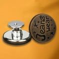thumbnail image 3 of 3x 17mm Replacement Jean Buttons, No Sew Instant Button Detachable Pants Button Bronze Classic, 3 of 5