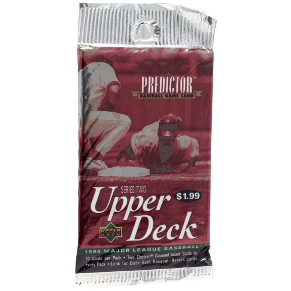 Collectible MLB Upper Deck 1995 Series 2 Baseball Trading Card Pack (10 Cards)