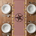 thumbnail image 6 of Texas Star Sunflower Table Runner - 48 Inch Long, Kitchen Dining Table Runner Dresser Scarves, Farmhouse Country Plaid Brown Farmhouse Decor for Coffee Tables Wedding Party Banquet, 6 of 8