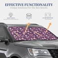 thumbnail image 2 of Lsque Cute Squirrel Floral 2 PCS Windshield Sun Shade | CarFoldable Window Covers | Car Accessories Reflect UV for Universal Cars SUV Truck | Medium, 2 of 7