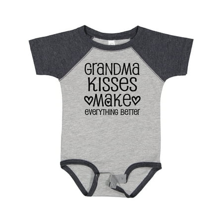 

Inktastic Grandma Kisses Make Everything Better Gift Baby Boy or Baby Girl Bodysuit