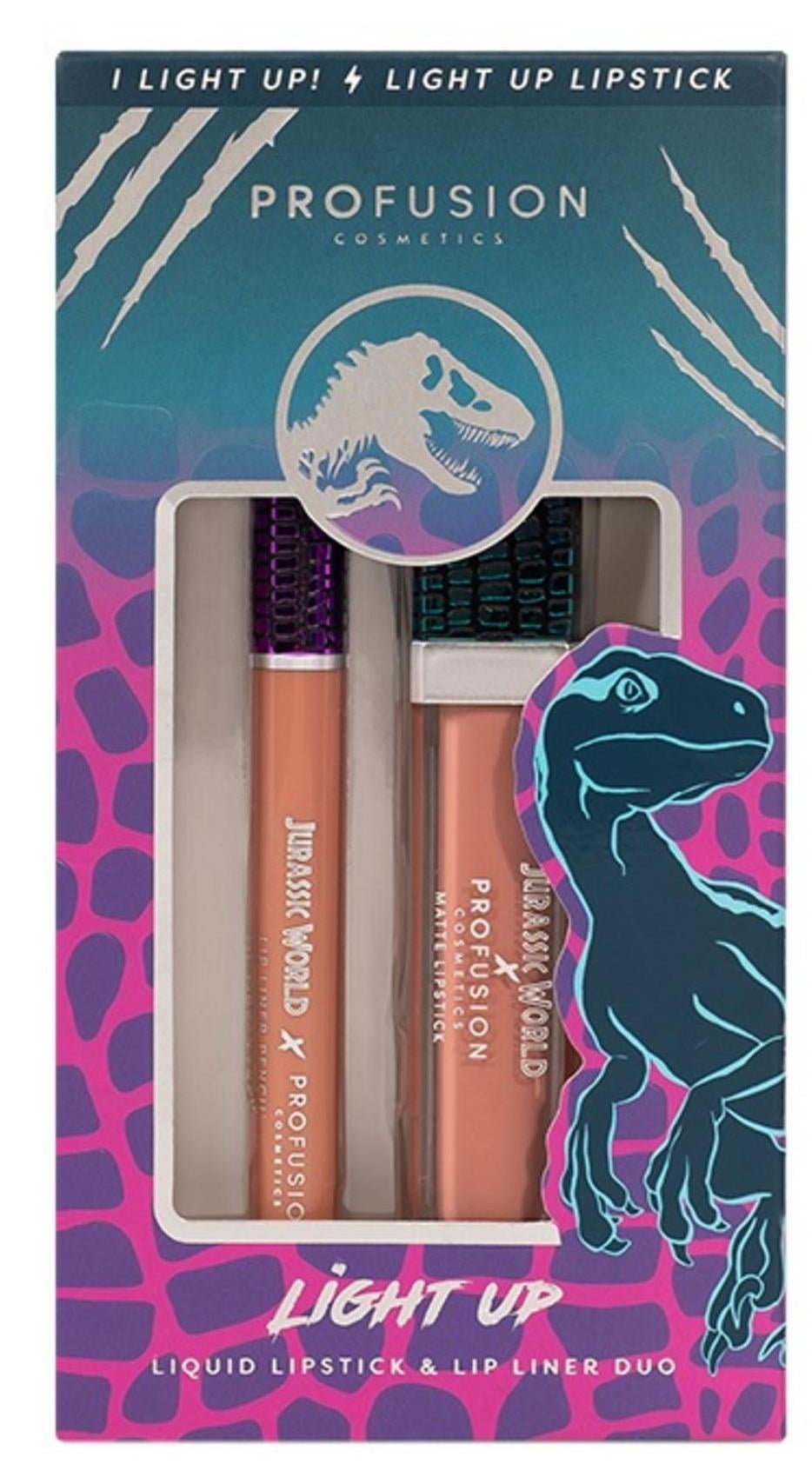 Profusion Cosmetics Jurassic World Light Up Liquid Lipstick & Lip Liner